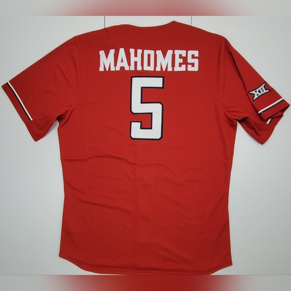Adidas Texas Tech University Patrick Mahomes Baseball Jersey JP3739 Men Sz M New - Picture 2 of 9